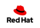 Red-Hat-Logo auf weißem Hintergrund